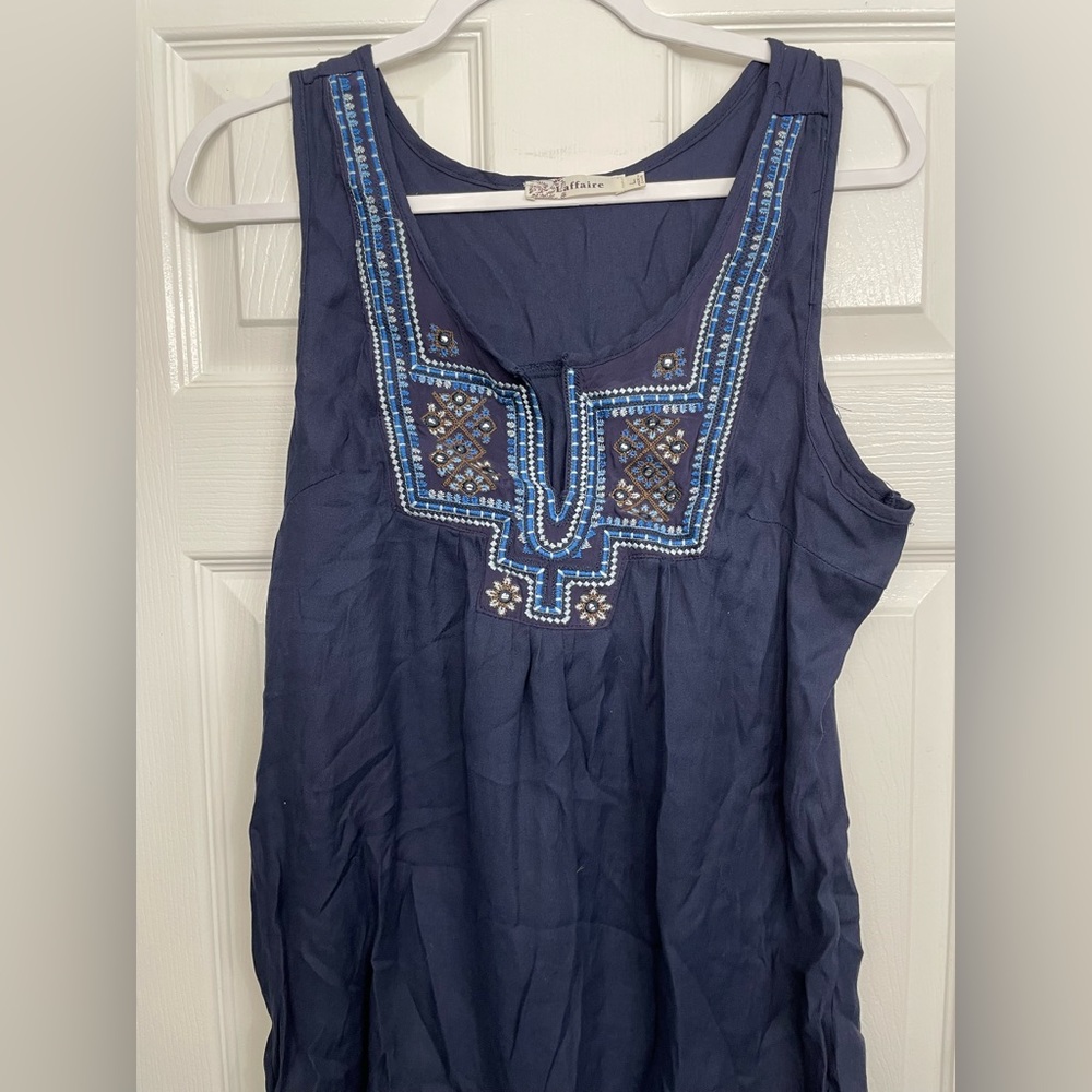 Embellished tank